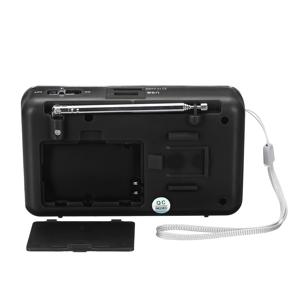 Portable FM 87.5-108MHZ 4.2V 4 Radio TF SD Card AUX Loop Play Speaker MP3 Music Player