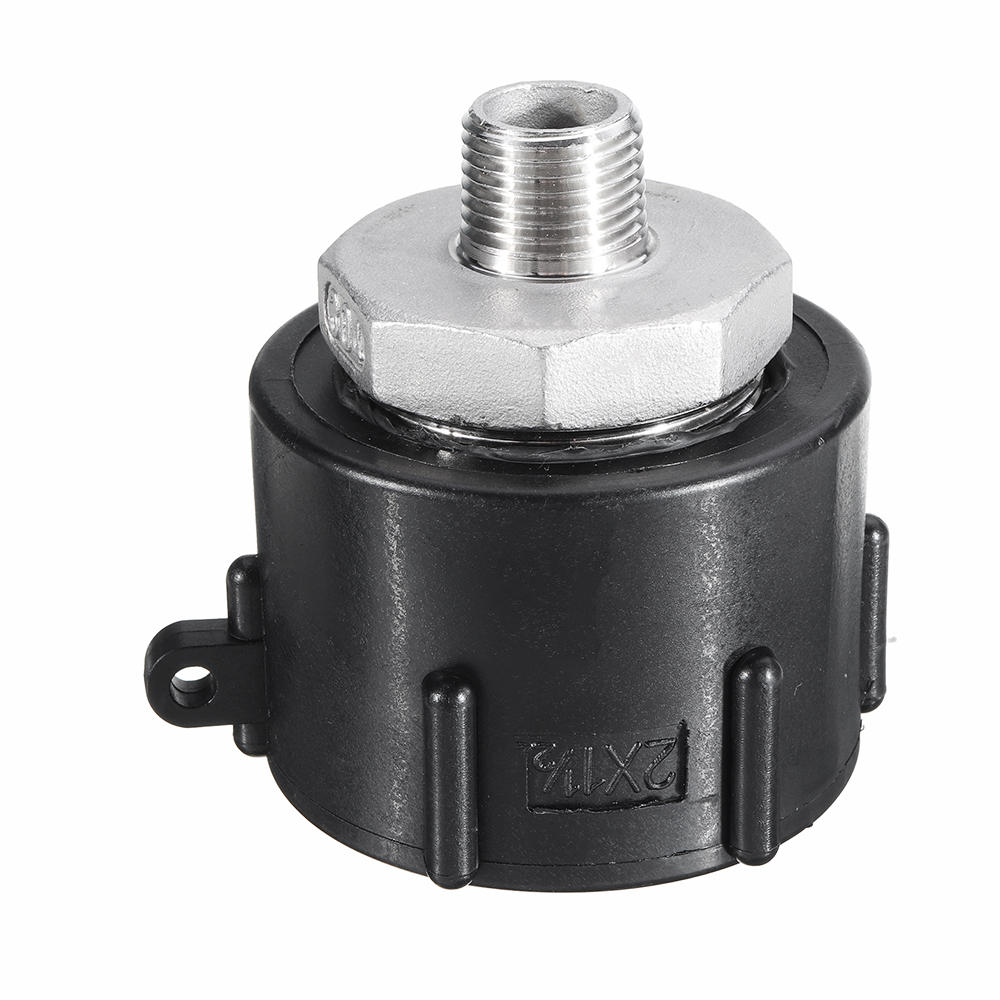 Water Tank Adapter Stainless Steel Male Coarse Thread Quick Connect Hose Pipe Tap Replacement Valve Fitting Parts