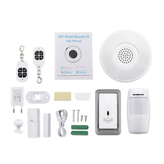 Wireless WiFi Cloud Smart Home Alarm Kit Gateway by Smart Life Tuya Smart App Control