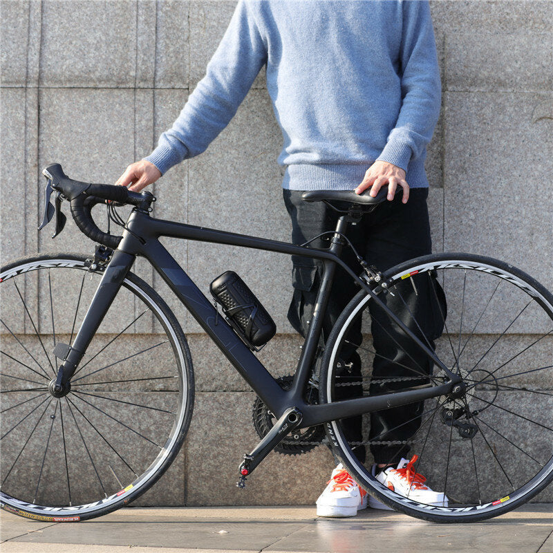 PU Fabric Hard Case Waterproof Bicycle Tools Box Built-in Mesh Car Repair Box