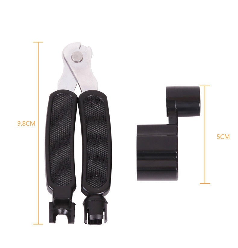 10Pcs Guitar Care Tool Set Repair Wrench Files Ruler Maintenance Tech Kit with Bag
