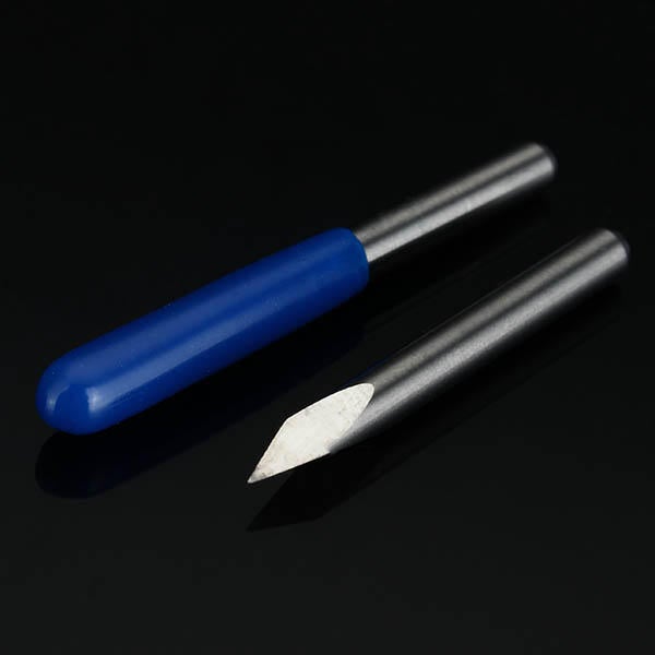 5pcs 3.175mm Shank 0.1mm 15/20/30/45/60 Degree Tungsten Steel Engraving Bits CNC Tool