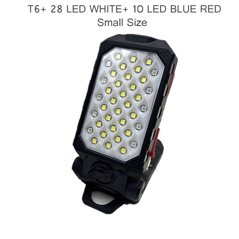 LEDs Ultra Bright Foldable Camping Lamp Super Bright Portable Survival Lanterns With Magnet Bracket Outdoor Waterproof Emergency Work Light
