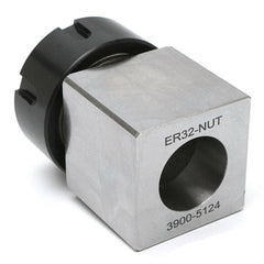 Hard Steel Square Collet Chuck Block CNC Lathe Tool Holder