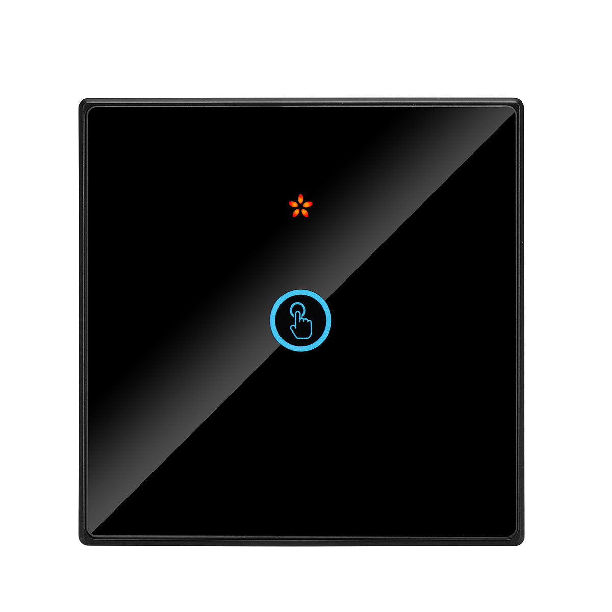 Smart WIFI Crystal Glass Panel Switch Light Touch Screen Wall Decoration 1/2 Gang