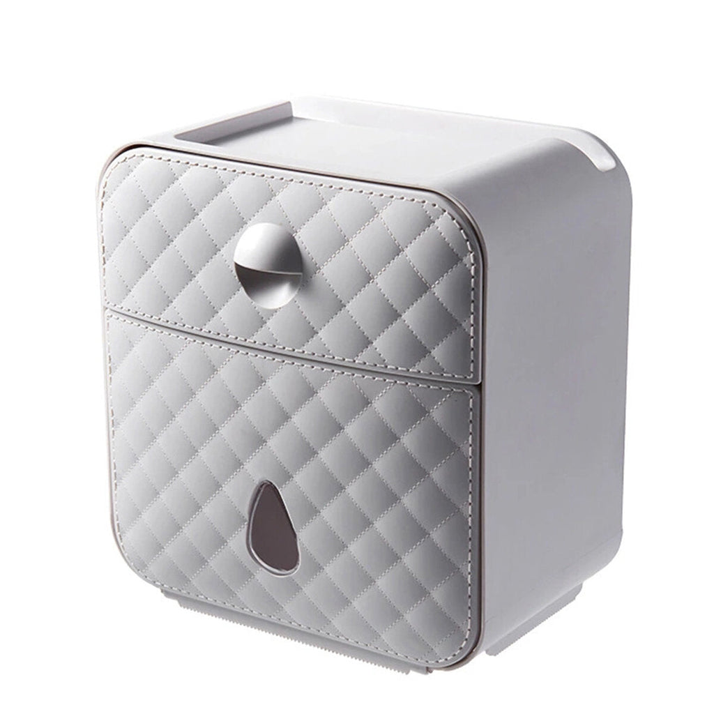 Waterproof Wall-mounted Tissue Box Multi-function Storage Toilet Paper Shelf Holder Bathroom Accessories