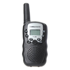 2pcs 0.5W UHF Auto Multi-Channels Mini Radios Walkie Talkie Black