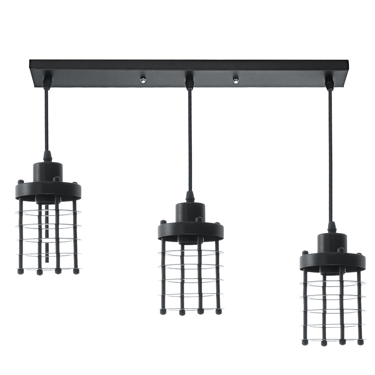 Modern Iron Pendant Light Ceiling Lamp Chandelier Bedroom Home Fixture Decor Without Bulb