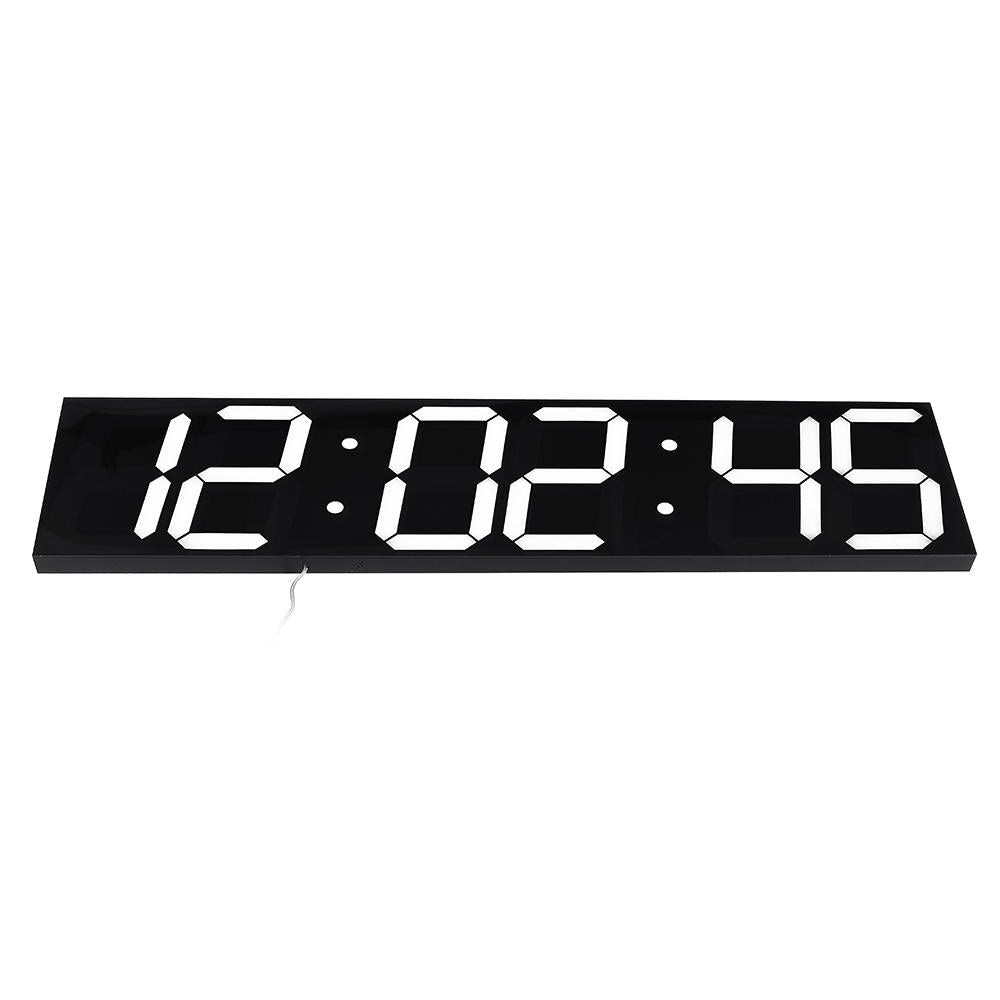 Remote Control Oversize LED Wall Clock 3D Big Screen Digital Timer