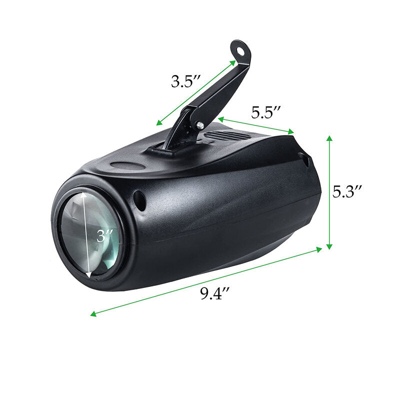 Single Head/Double Heads LED Stage Light 10W 20W RGBW Auto/Voice-activated Party Disco DJ Projector AC90-240V