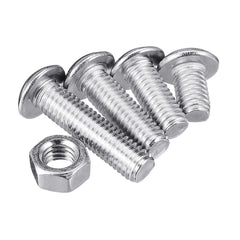 515Pcs M3/M4/M5 Stainless Steel Hex Socket Button Round Head Cap Screw Assortment Set