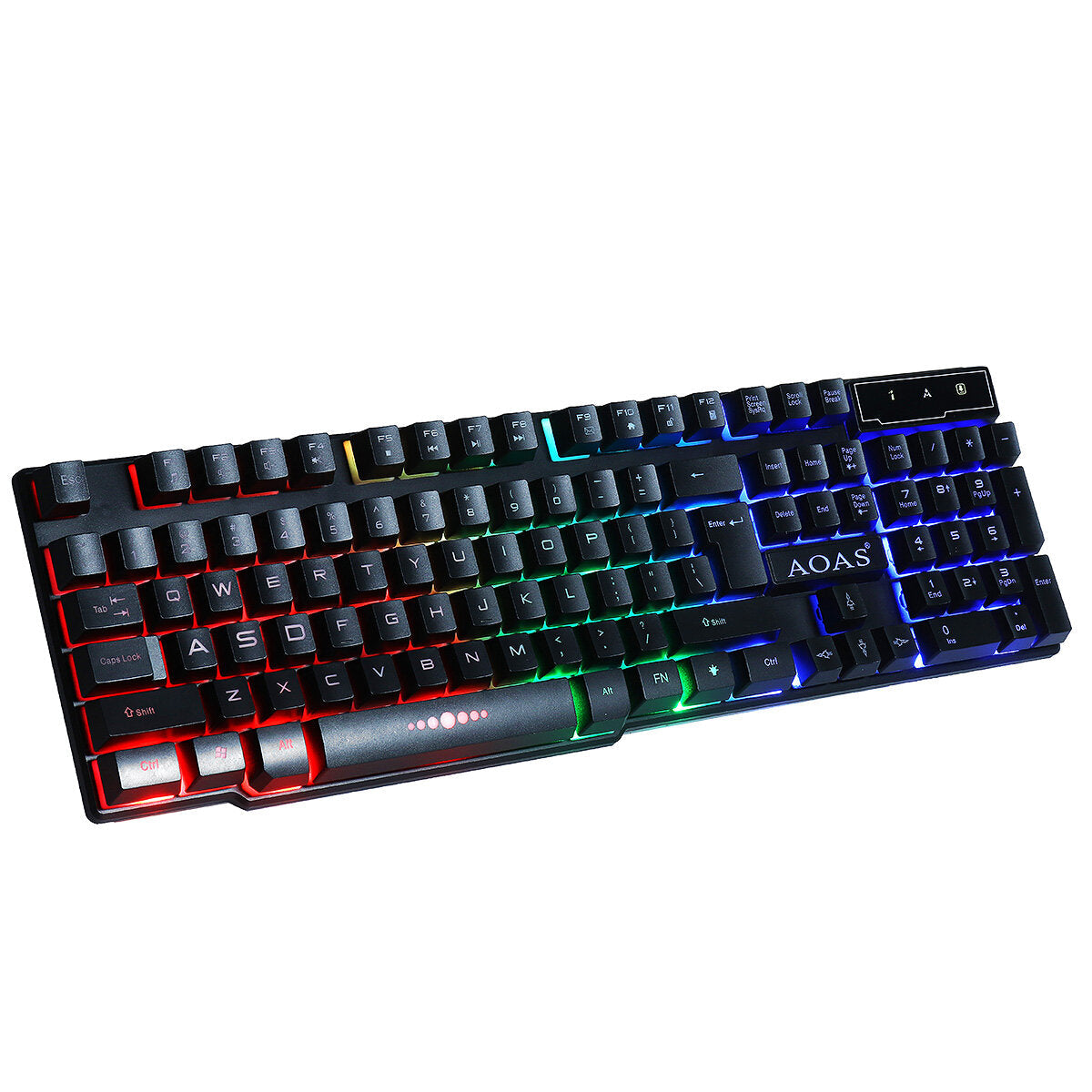4-in-1 Gaming Kit Set Wired Keyboard & Mouse & Mouse Pad LED Gaming Over-Ear Headset Combo Set