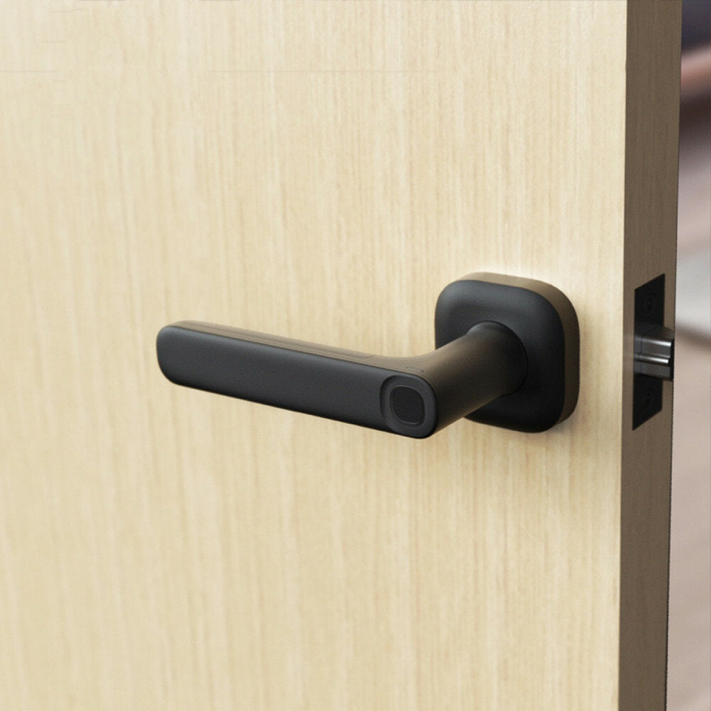 Single Tongue Simple Smart Door Lock Support Smart Life/Tuya App Electronic Split Handle Fingerprint Lock Bluetooth App