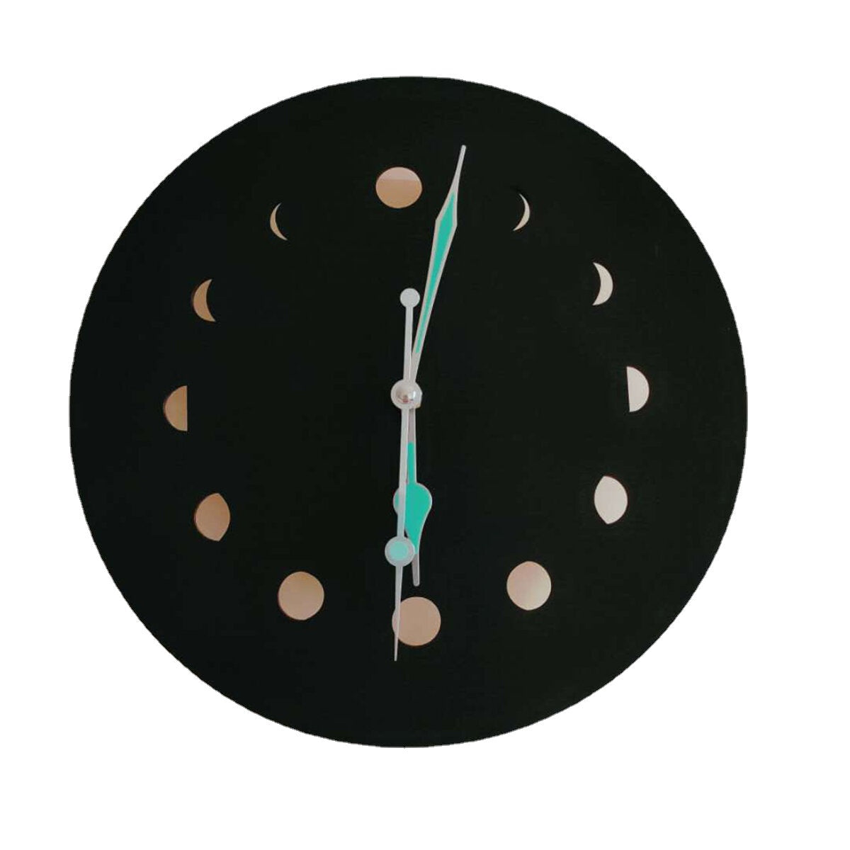 10 Inch Luminous Night Light Clock Non-ticking Wall Clock for Office/Living Room/Bedroom/Kitchen