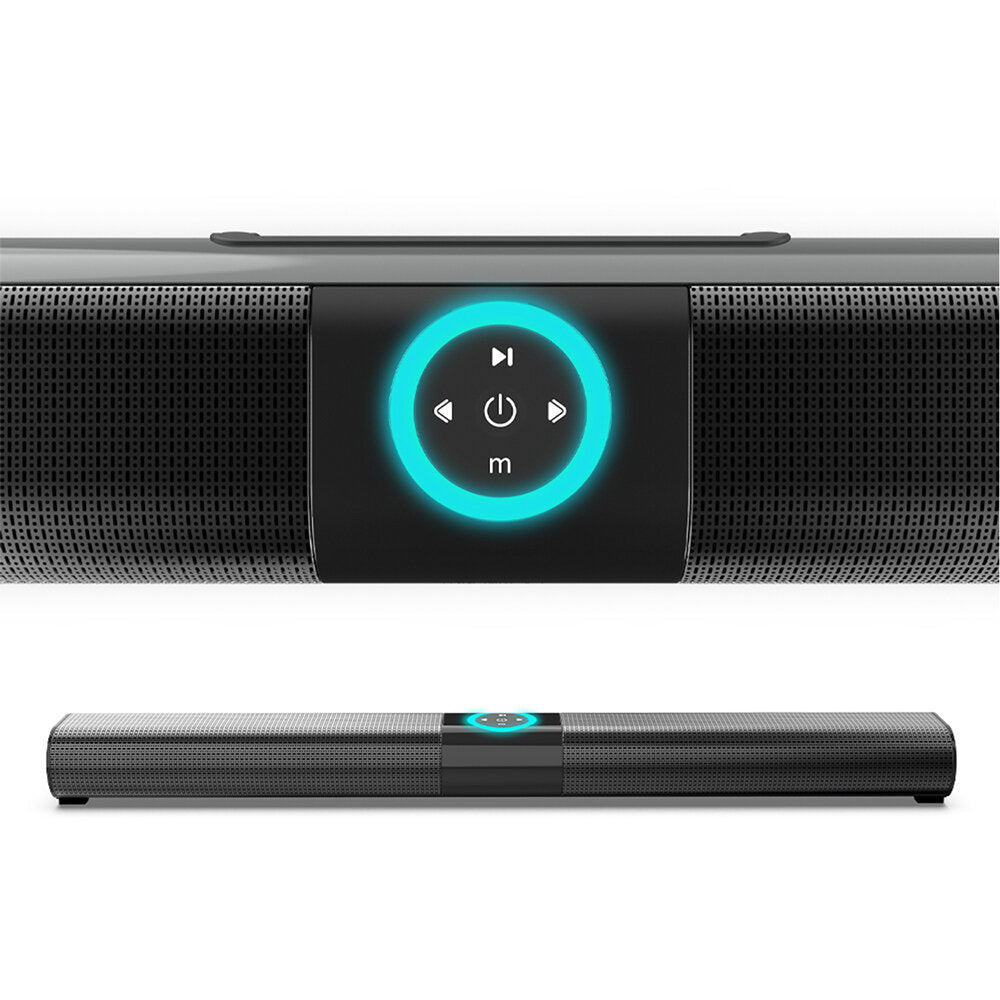 Wireless Bluetooth 5.0 Speaker Sound Bar Subwoofer Stereo LED Flashlight RGB Speaker Home Theater Surround Soundbar with Remote Control