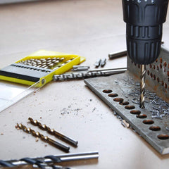 13/19/25Pcs 1-13mm High Speed Steel M35 Straight Shank Twist Drill Bits Set Quick Change Regular Drilling Tools