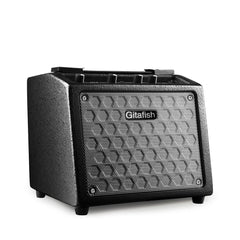 10W Portable Guitar Amplifier Guitar Speaker Built-in Rechargeable Battery with Drum Machine Support Microphone/AUX Input
