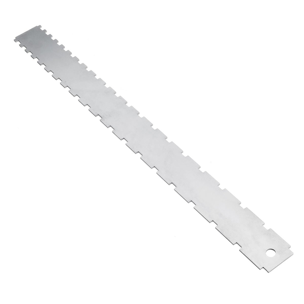 Stainless Steel Electric Guitar Neck Notched Fingerboard Ruler Repair Tool