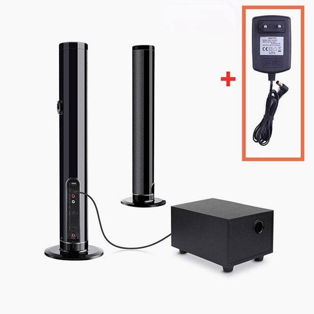 Bluetooth Subwoofer TV Speaker Soundbar with 4 Inches Subwoofer Music Box For Home Theater Support AUX Optical RCA Soundbar TV