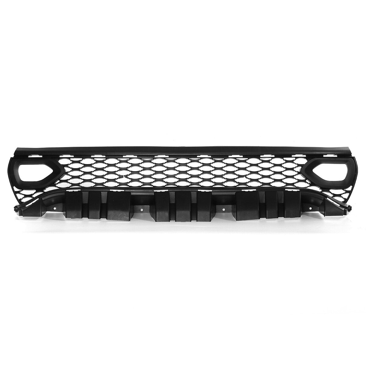 Upper Grille with Bezels Dual Inlets Black For Dodge Charger SRT Scat Pack
