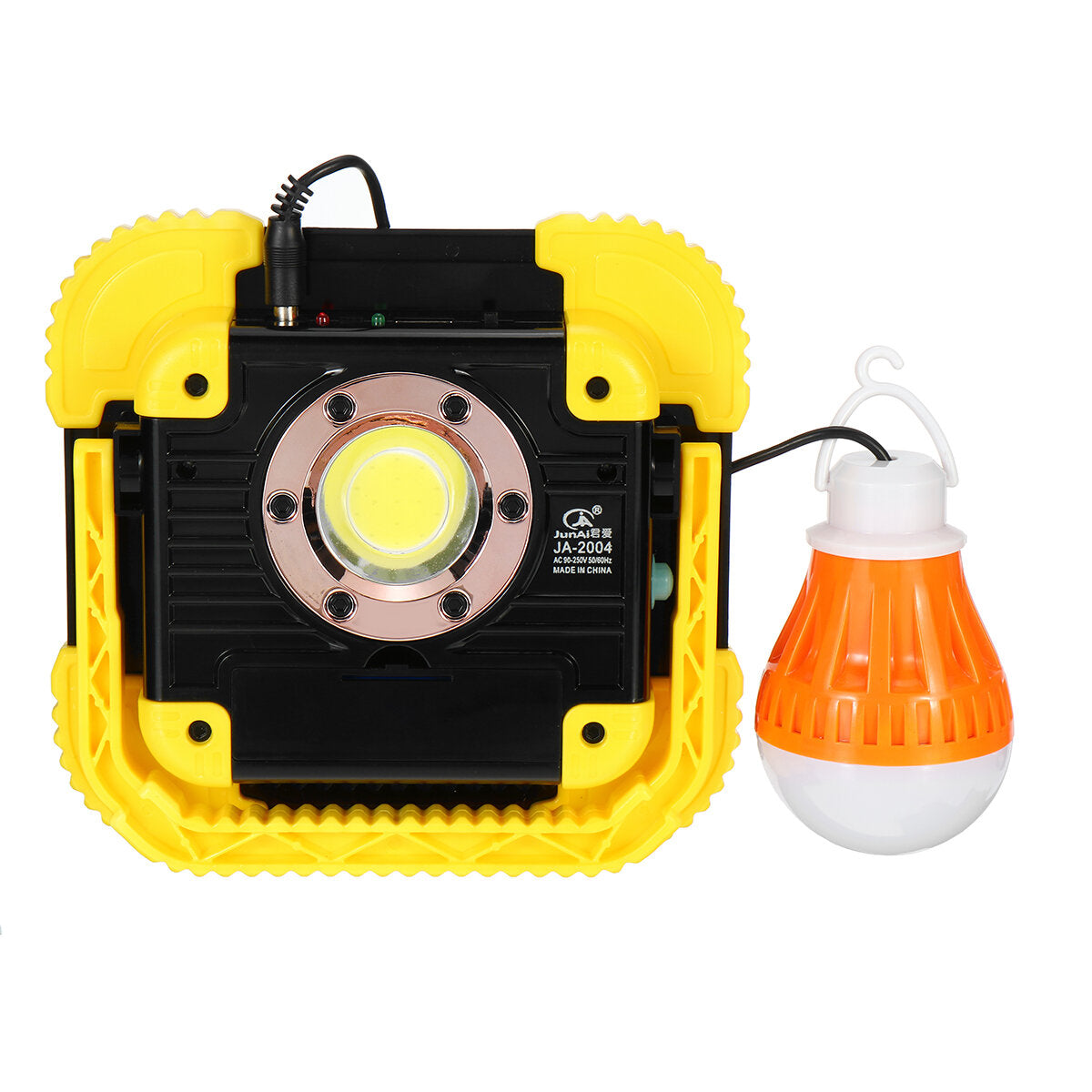 COB Solar Camping Light USB Rechargeable Waterproof Flood Light Work Lamp Floodlight for Outdoor Hiking Travel Fishing Emergency Car Repairing