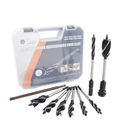 11Pcs 1/4 Inch Hex Shank Auger Drill Bits 10-25mm Cutting Diameter Hole Saw Cutter Cut Auger Bits