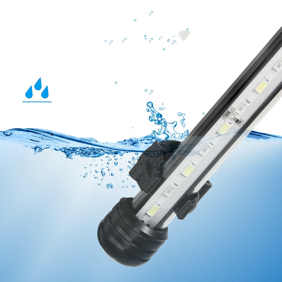 Aquarium Light Timing Dimming 5730 Blue and White LED Diving IP68 Fish Tank LED Light
