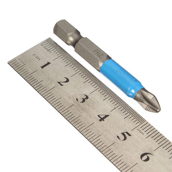 20pcs 50mm PH2 Magnetic Screwdriver Bit Anti Slip Hex Shank Screwdriver