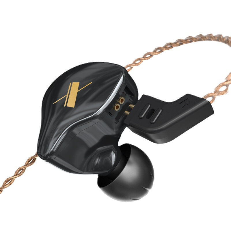 Wired Earphones Hi-Fi Bass Earbuds In Ear Monitor Headphones Sport Noise Cancelling Comfortable Stylish Appearance Headset New Arrival