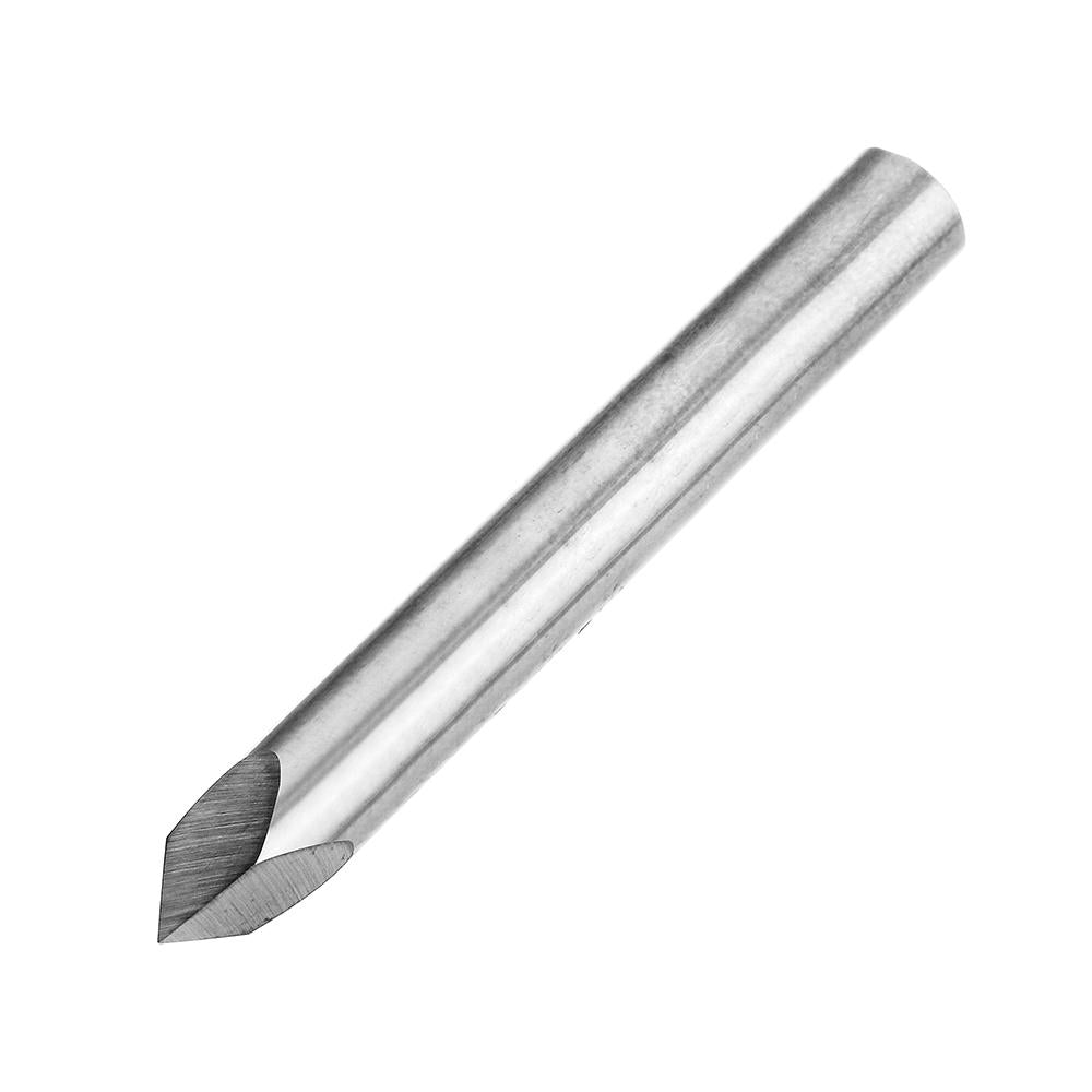 5pcs 6mm Shank 0.1mm Tip 60 Degree Tungsten Steel Engraving Bit CNC Tool