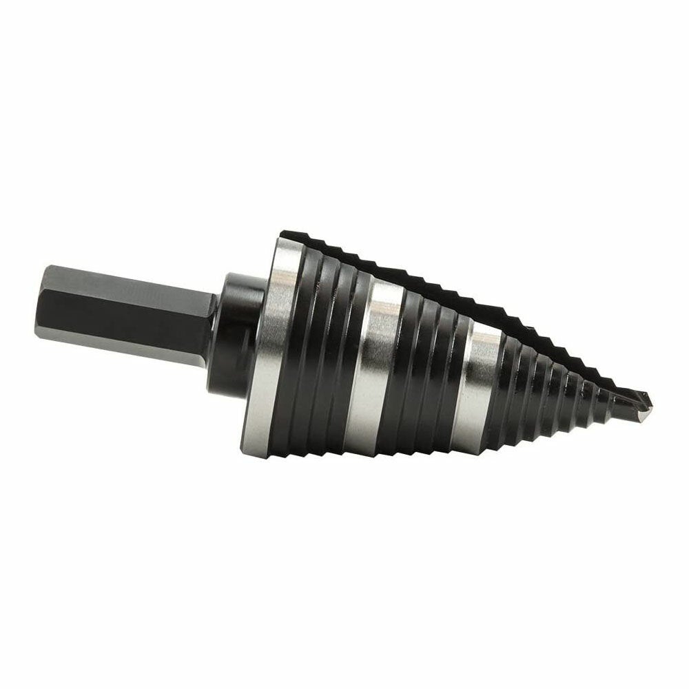 7/8 To 1-3/8 Inch 6542 Titanium Coated Step Faster Professional Drill Bit For Electrician
