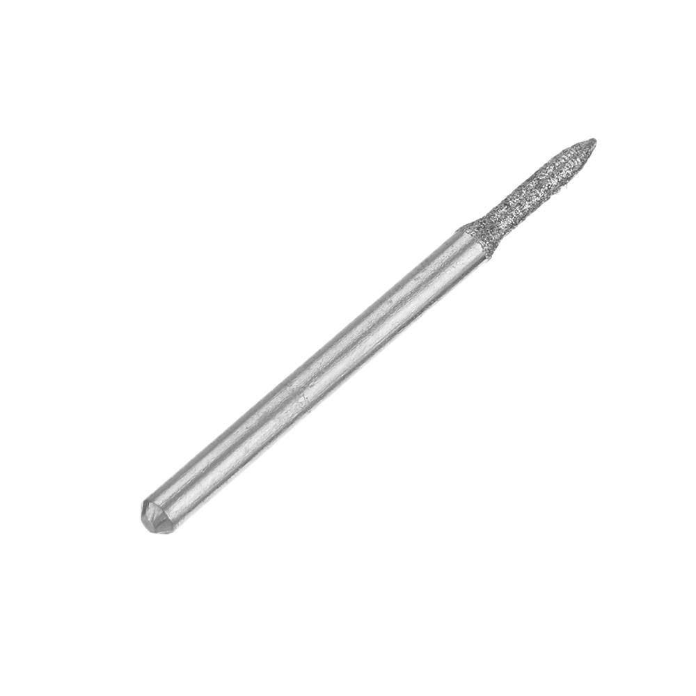 20pcs 3mm Shank Diamond Burrs Set Abrasive Polishing Grinding Head for Dremel Rotary Tool