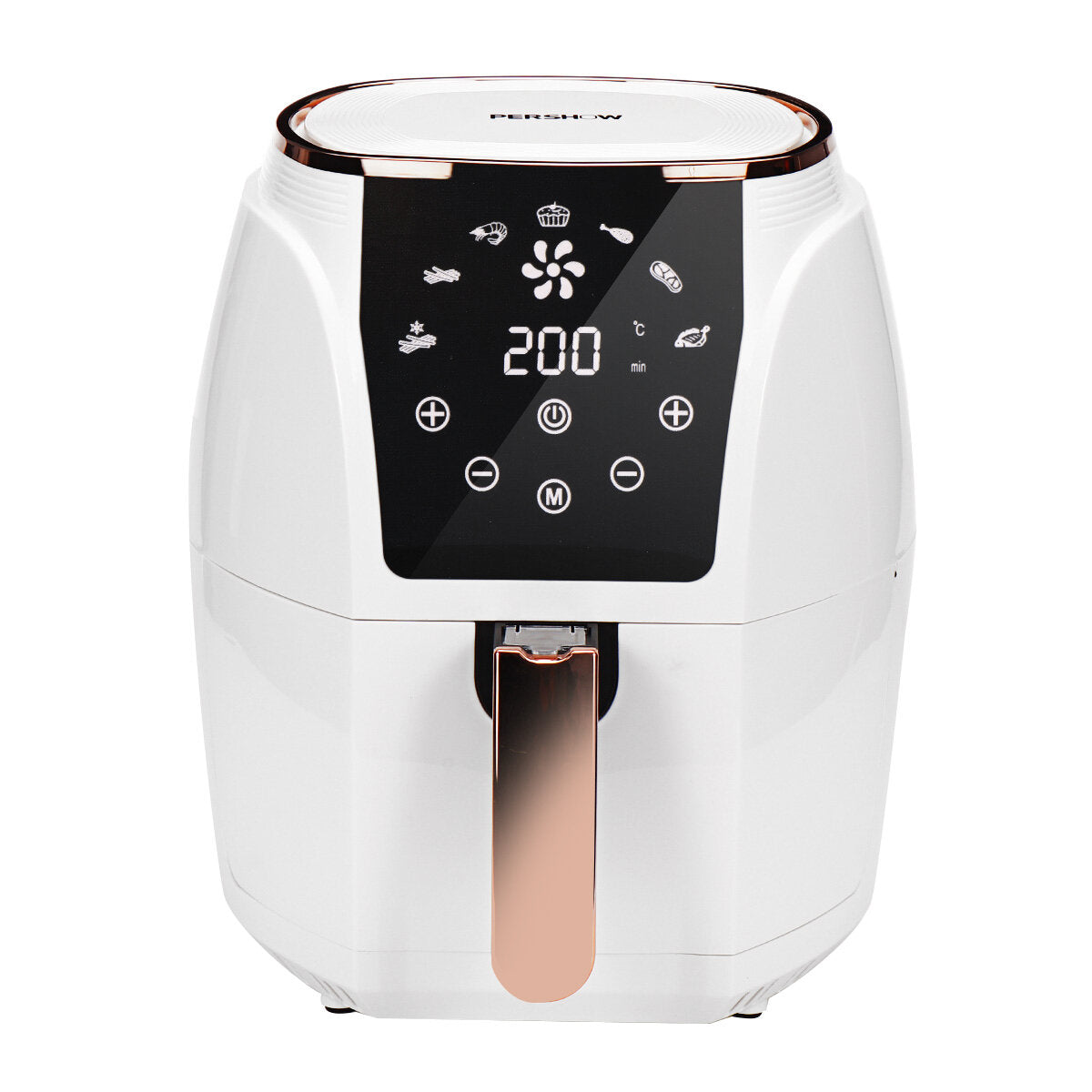 5.5L Multipurpose Air Fryer Oil Free Non-stick Temperature Timing Control 1400W