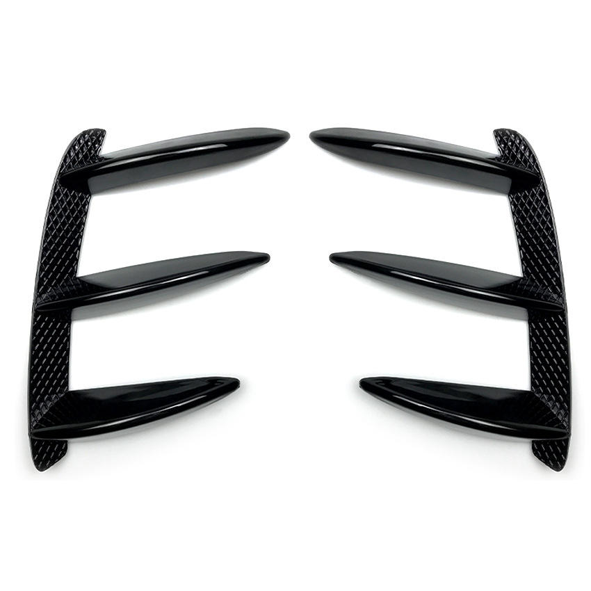 2Pcs Car Rear Bumper Protector Splitter Canard Refitting