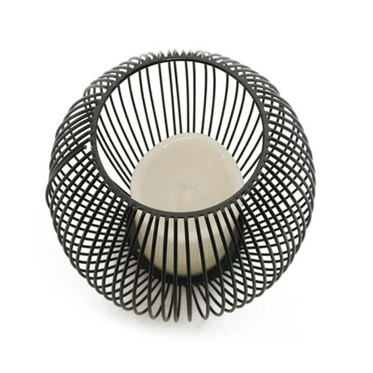 Iron Cage Tealight Candle Stand Holder Lantern Candlestick Wedding Decor