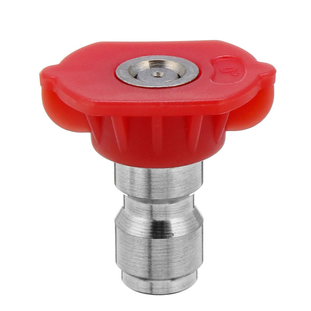 0 15 25 40 Degree Soap Quick Release Connect Jet Power Spray Wash Nozzle Tip Set