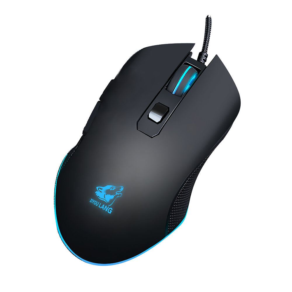 Wired Single Hand Keyboard & Mouse Combo Set One Handed Mechanical Keyboard 3200 DPI Mouse for Computer PC PUBG Gamer