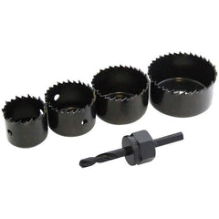 4pcs 32/38/44/54mm Hole Saw Cutter with Mandrel Wood Working Drill Bit