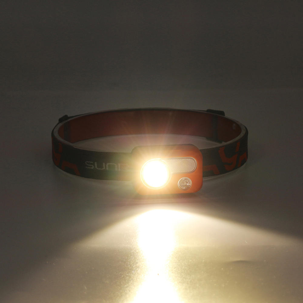 215LM Far Near Distance Red Light 6 Modes IPX5 Waterproof Headlamp 3xAAA Battery