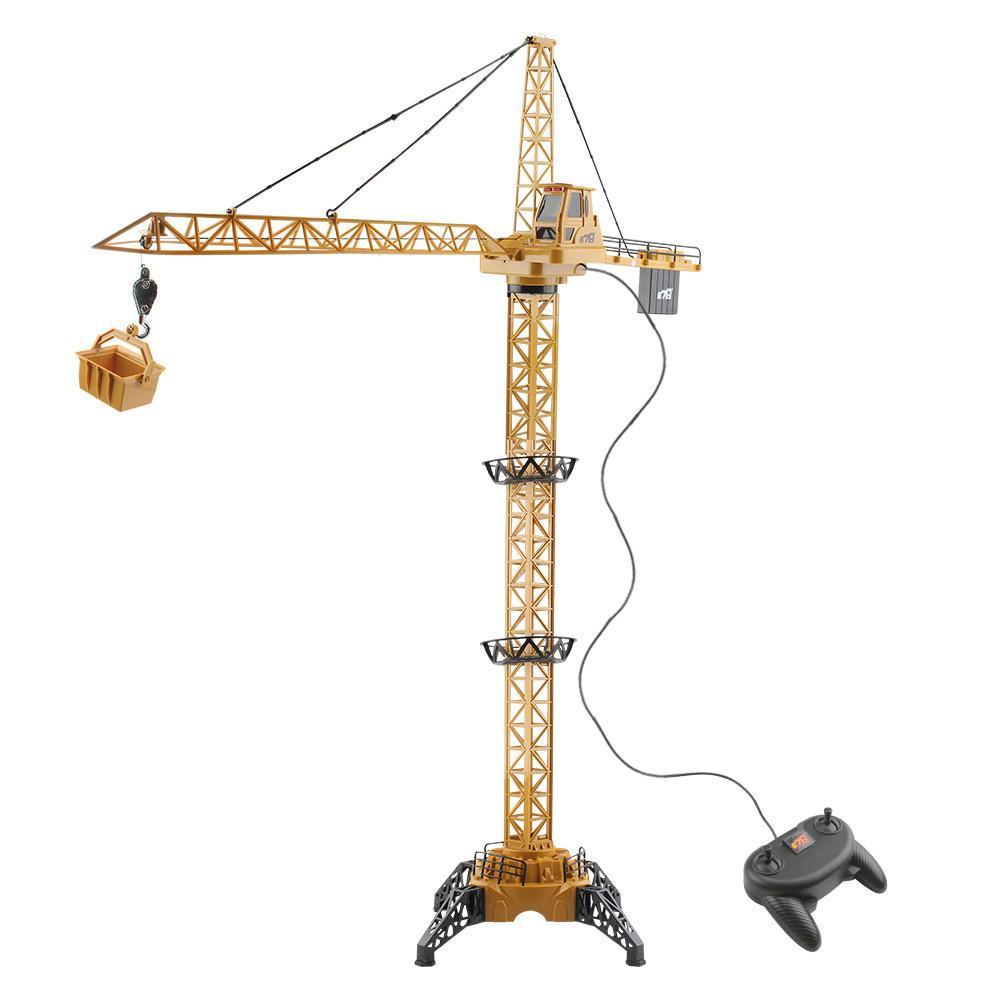 2.4G 4CH DIY RC Tower Crane Engineering Vehicle with LED Light