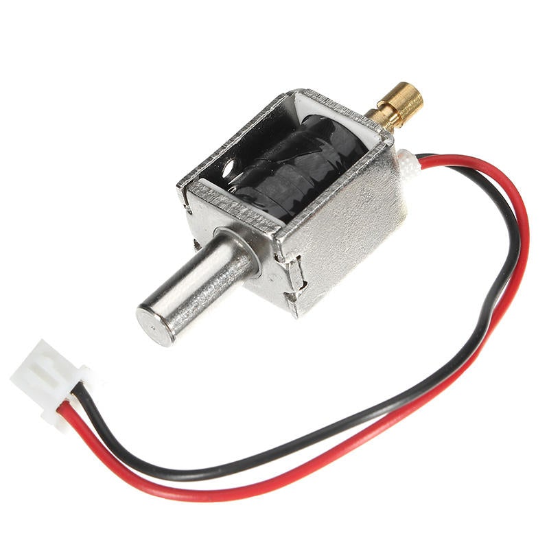 12V DC 0.43A Mini Electric Bolt Lock Push Pull Cylindrical Solenoid 5mm Stroke