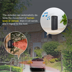 Wireless Driveway Security Alarm Waterproof PIR Motion Detector Garage Welcome Burglar for Alarm Secure System