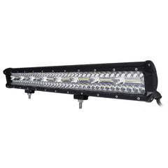10-30V 23inch Tri-row LED Work Light Bar Combo + Bumper License Plate Mount With Wire Bracket