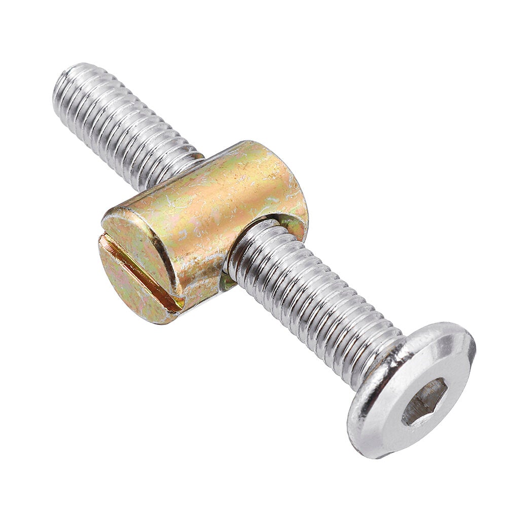 Stainless Steel Crib Screws Hardware Replacement Kit Hexagon Socket Head Cap Screws Nuts Barrel Screws Furniture Screws and Bolts Assortment Kit