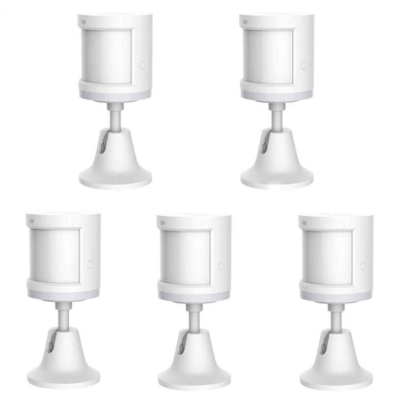 Wireless Human Body PIR Sensor Smart Home Kit Work with Gateway APP,[5 PCS]