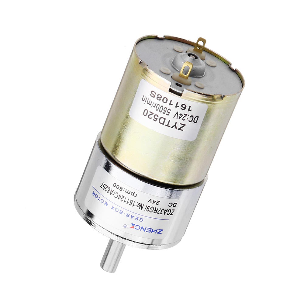 24V 600rpm Reduction Motor DC Gear 3mm Shaft