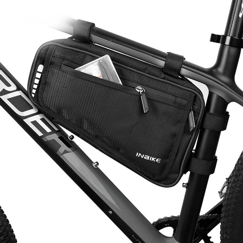 Bike Front Frame Bag Waterproof Dirt-resistant Bicycle Triangle Accessories Bag Outdoor Cycling