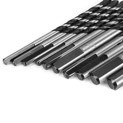 10Pcs Tungsten Carbide Drill Bit Set Twist for Porcelain Ceramic Tile Concrete Brick Glass Plastic Masonry and Woodworking