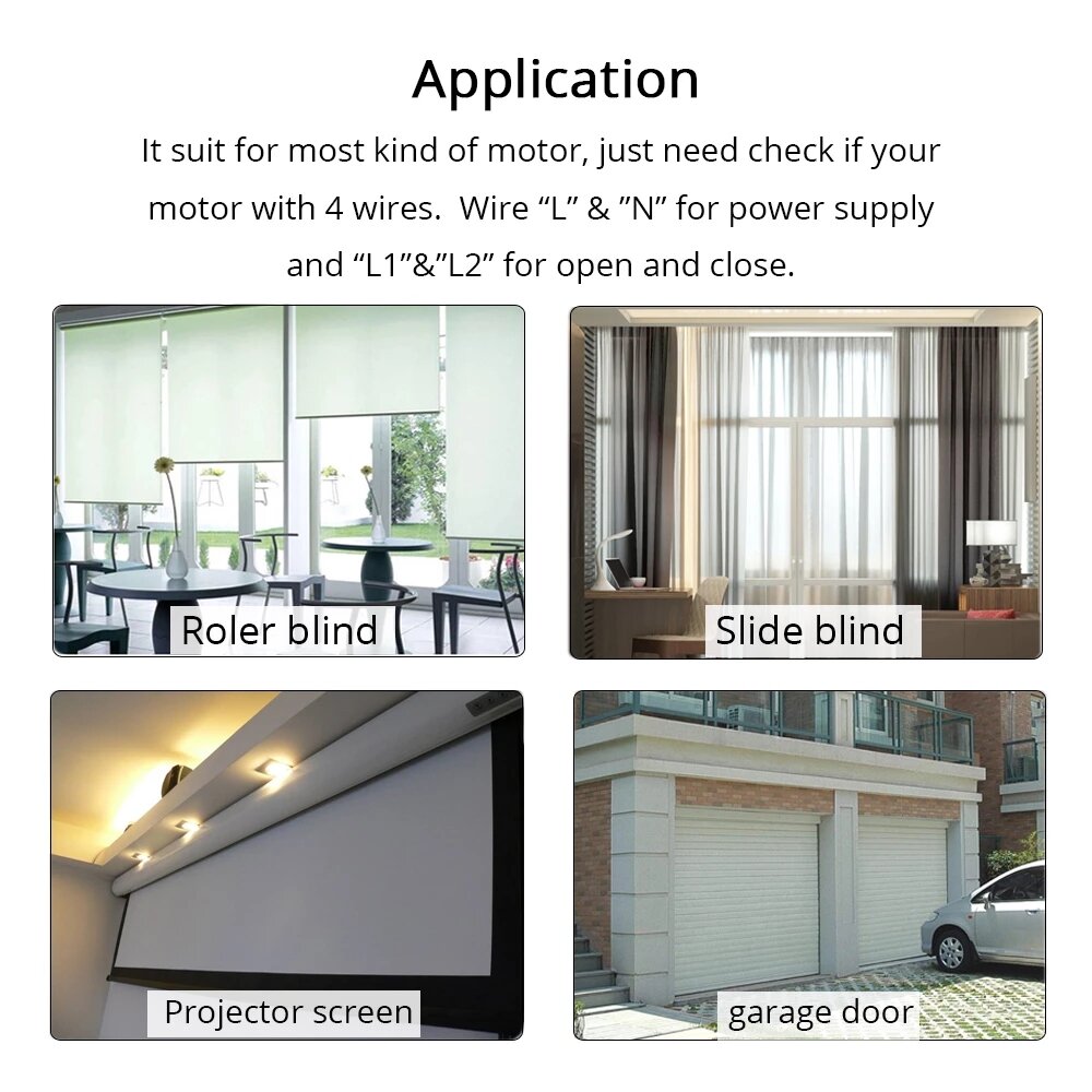 Google Home Alexa Curtain Switch Blind Switches For Standard Roller Motor Slide Engine Wifi APP Siri Control