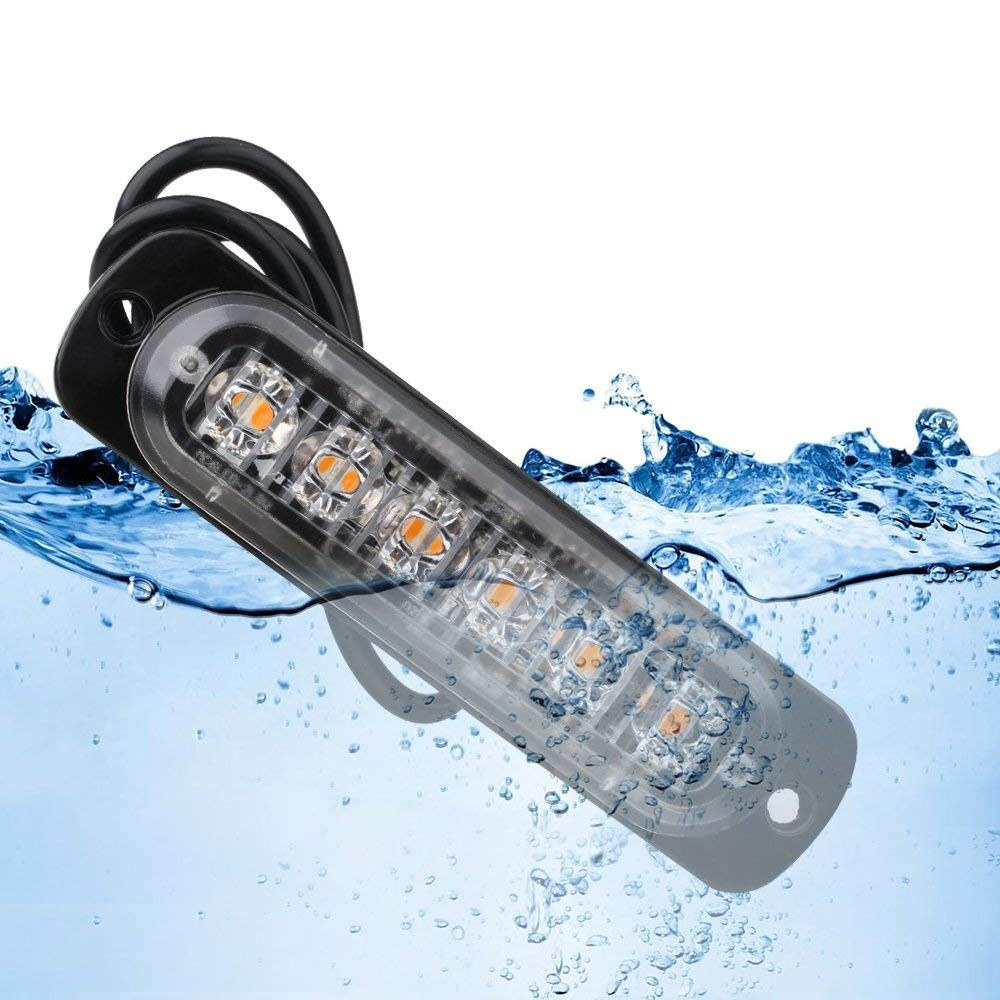 Emergency Warning Lights for Vehicles Trucks Beacon Hazard Flash Strobe Light Pack4